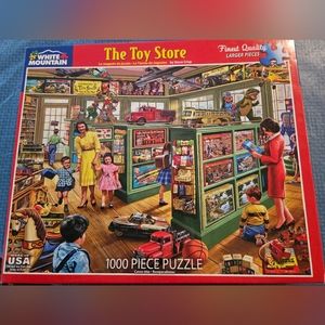1000 piece White Mountain jigsaw puzzle "The Toy Store"